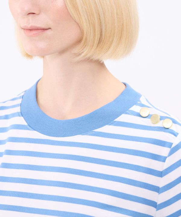 Camiseta A Rayas Para Mujer