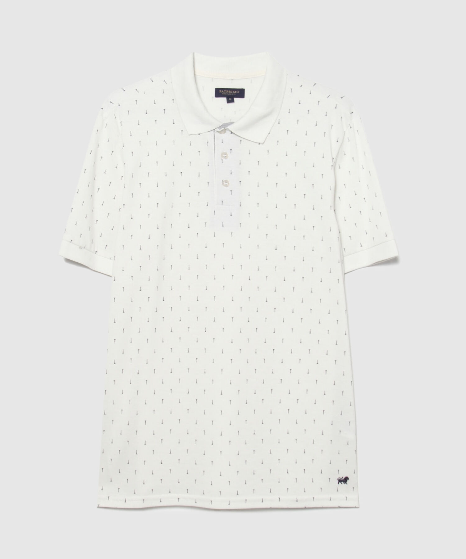 Polo Manga Corta Estampada