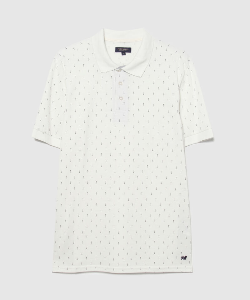 Polo Manga Corta Estampada