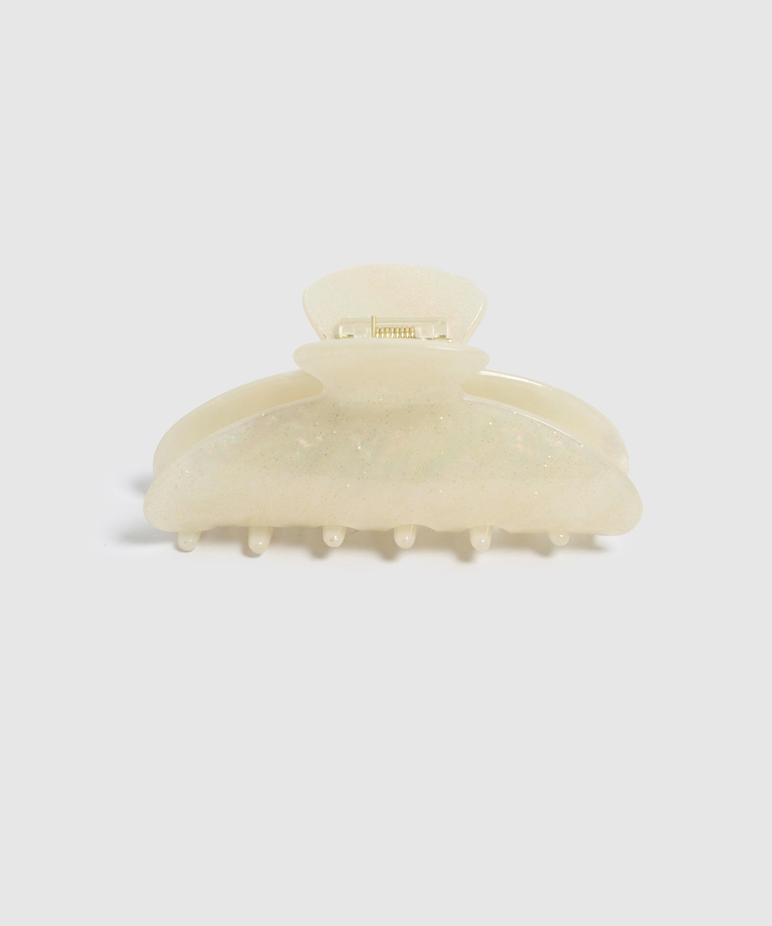 Pinza para Cabello en Resina Brillante para Mujer