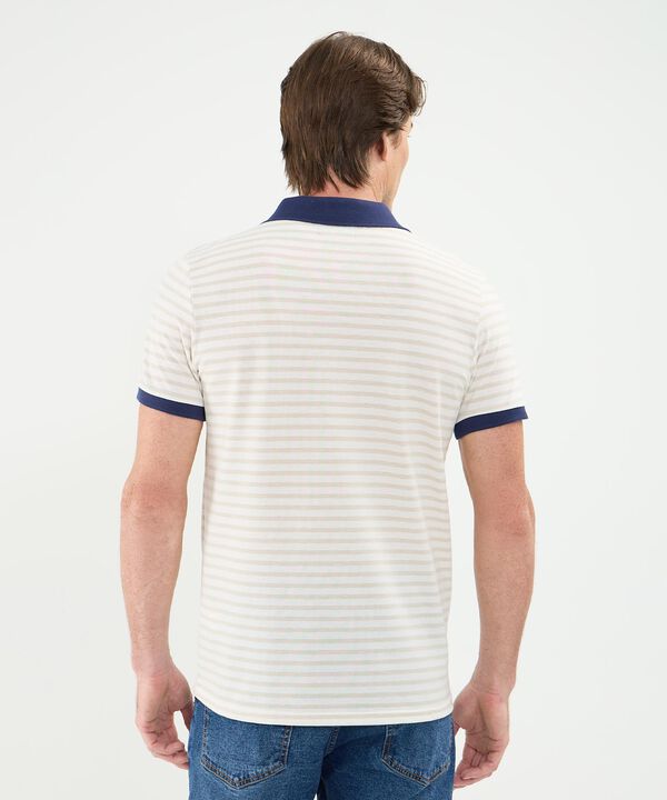 Polo Cuello Tejido Manga Corta Preteñido