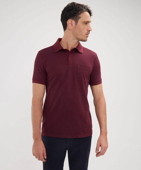 Polo Manga Corta Cuello Tejido image number null
