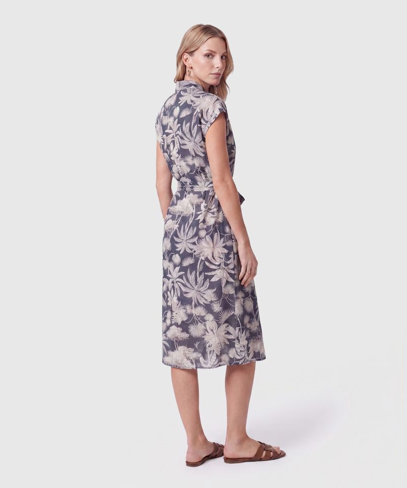 Vestido Camisero Midi Para Mujer