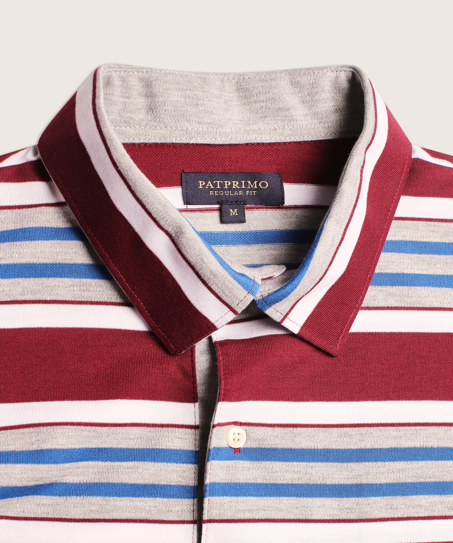 Polo Cuello Duro a Rayas