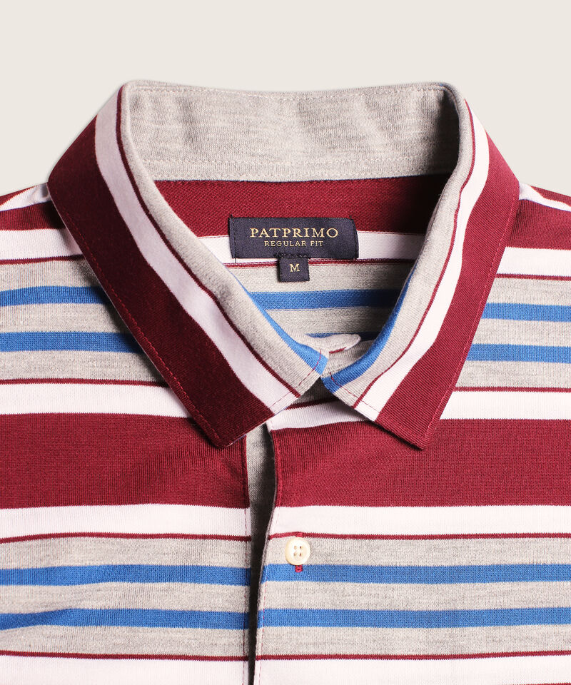 Polo Cuello Duro a Rayas