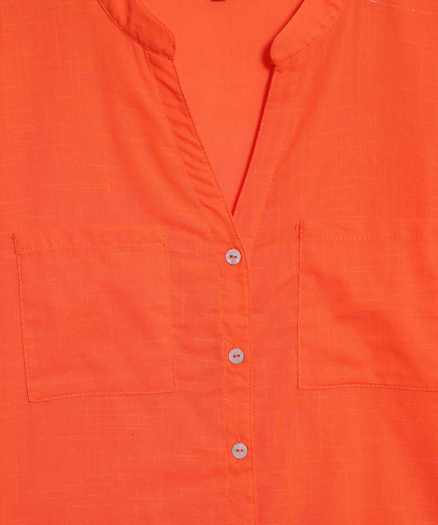Blusa en Efecto Lino