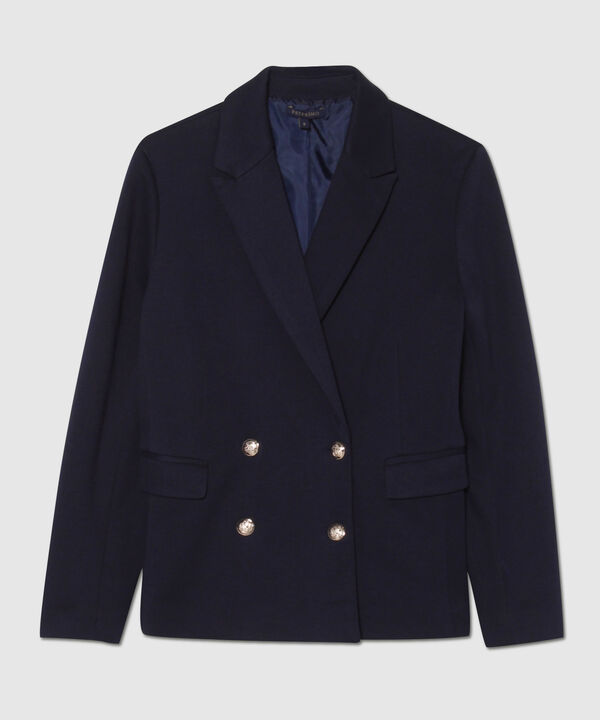 Blazer Cruzado con Solapas