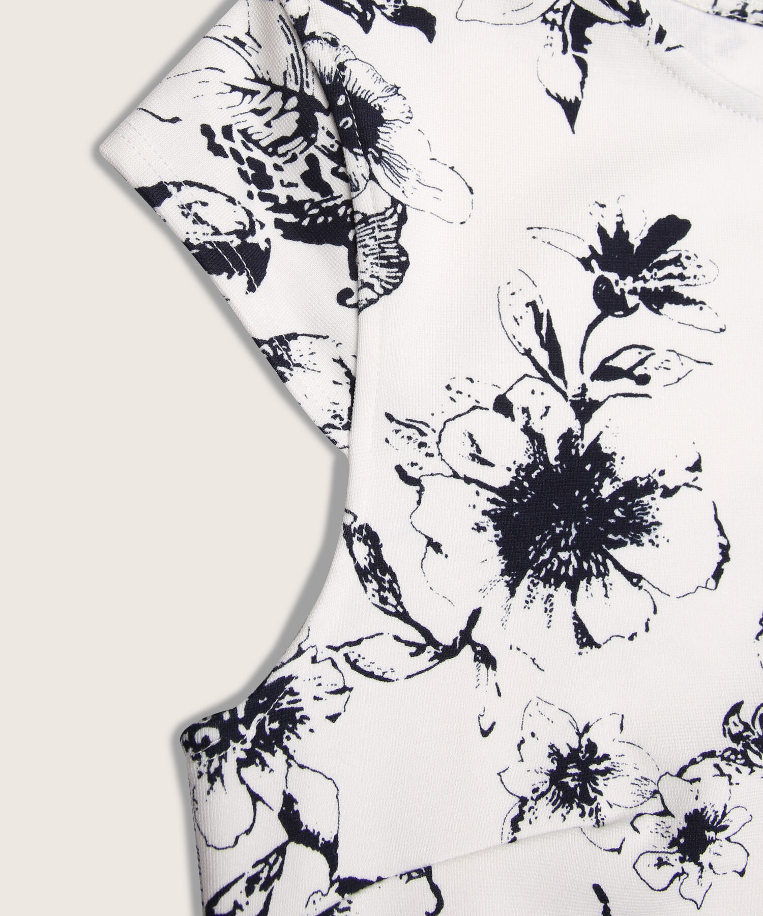 Vestido Corto Estampado