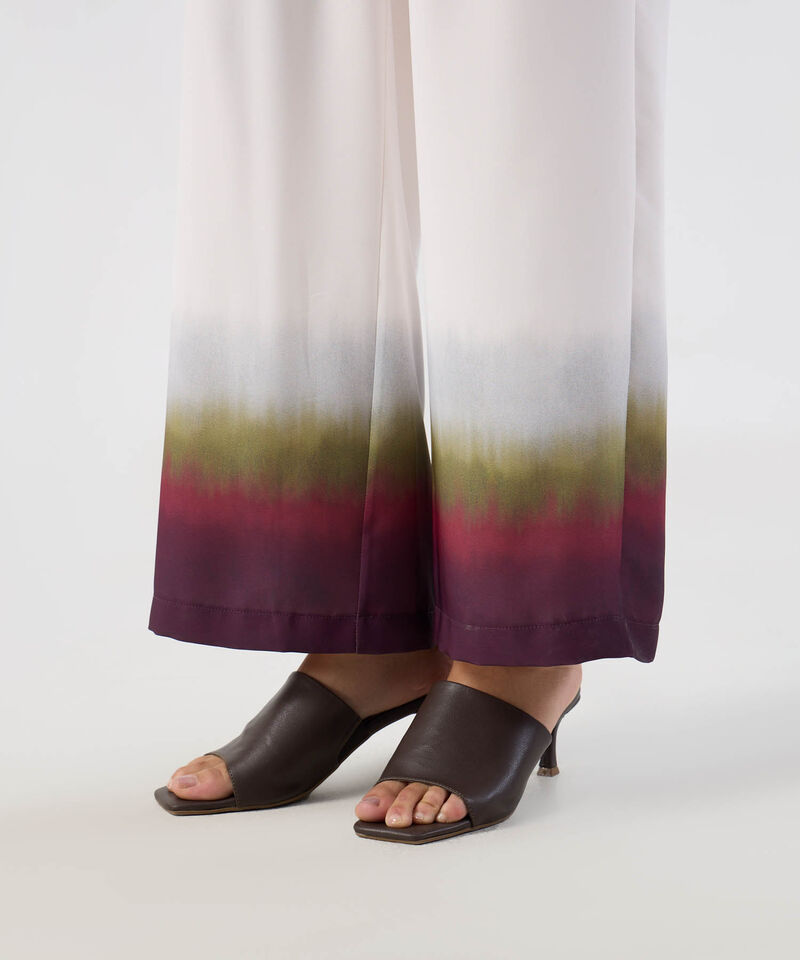 Pantal&oacute;n Palazo De Pinzas Para Mujer