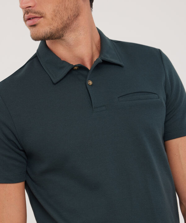 Polo Unicolor Cuello Maquina