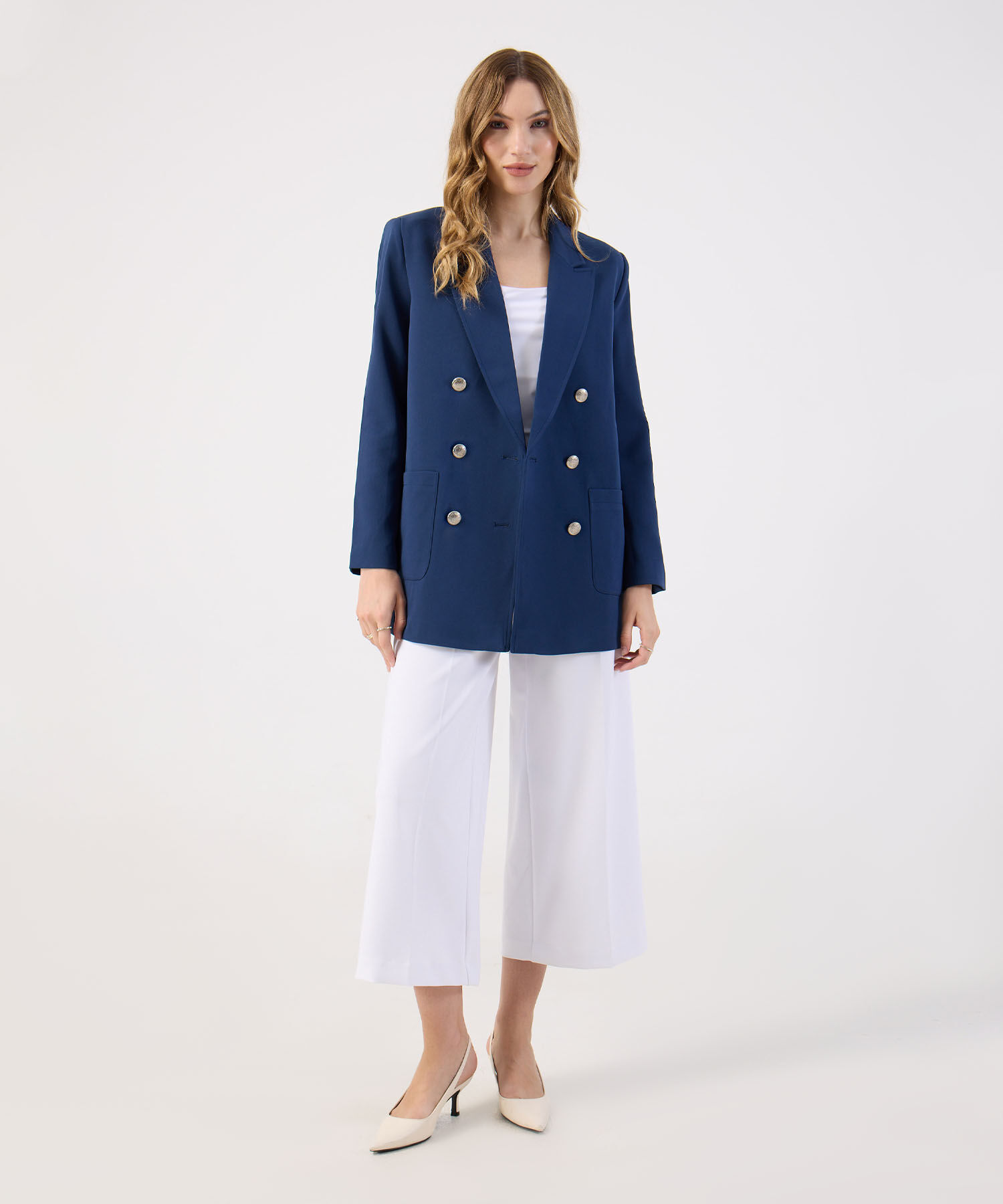 Blazer Cruzado de Doble Botonadura