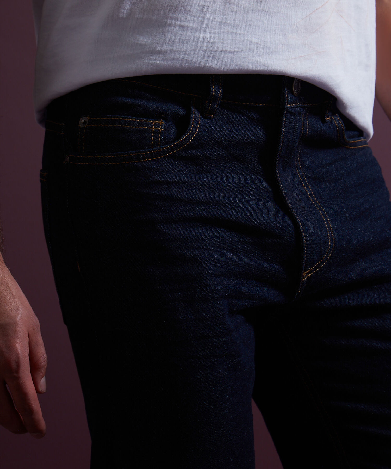 Jean Regular con Arrugas