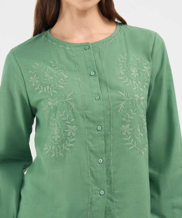 Blusa Bordado Botánico image number null