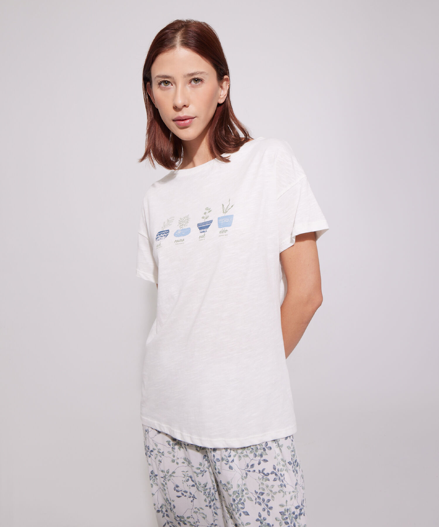 Pijama Con Pantalón Para Mujer