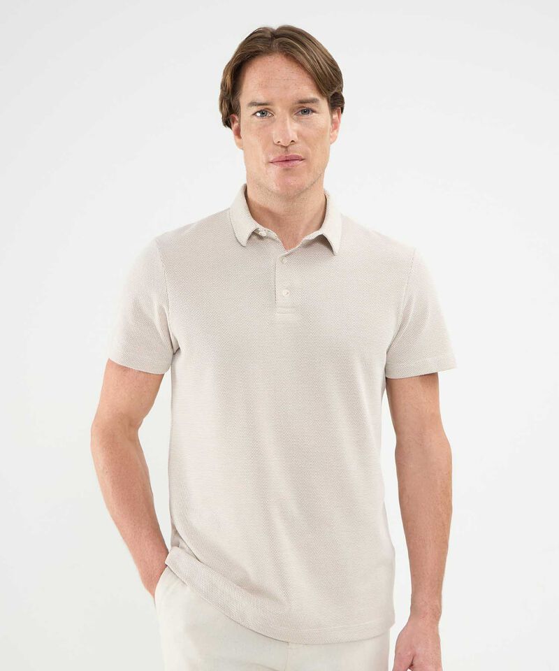 Polo Preteñida Cuello Con Banda