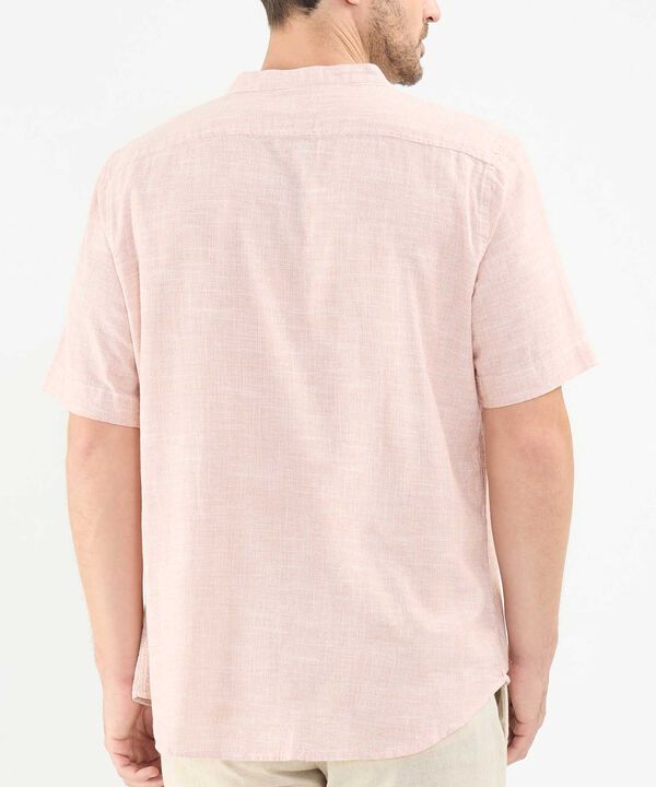 Camisa en Efecto Lino