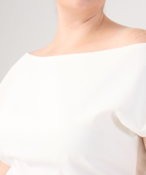 Blusa Unicolor Con Detalle Para Mujer Curvy