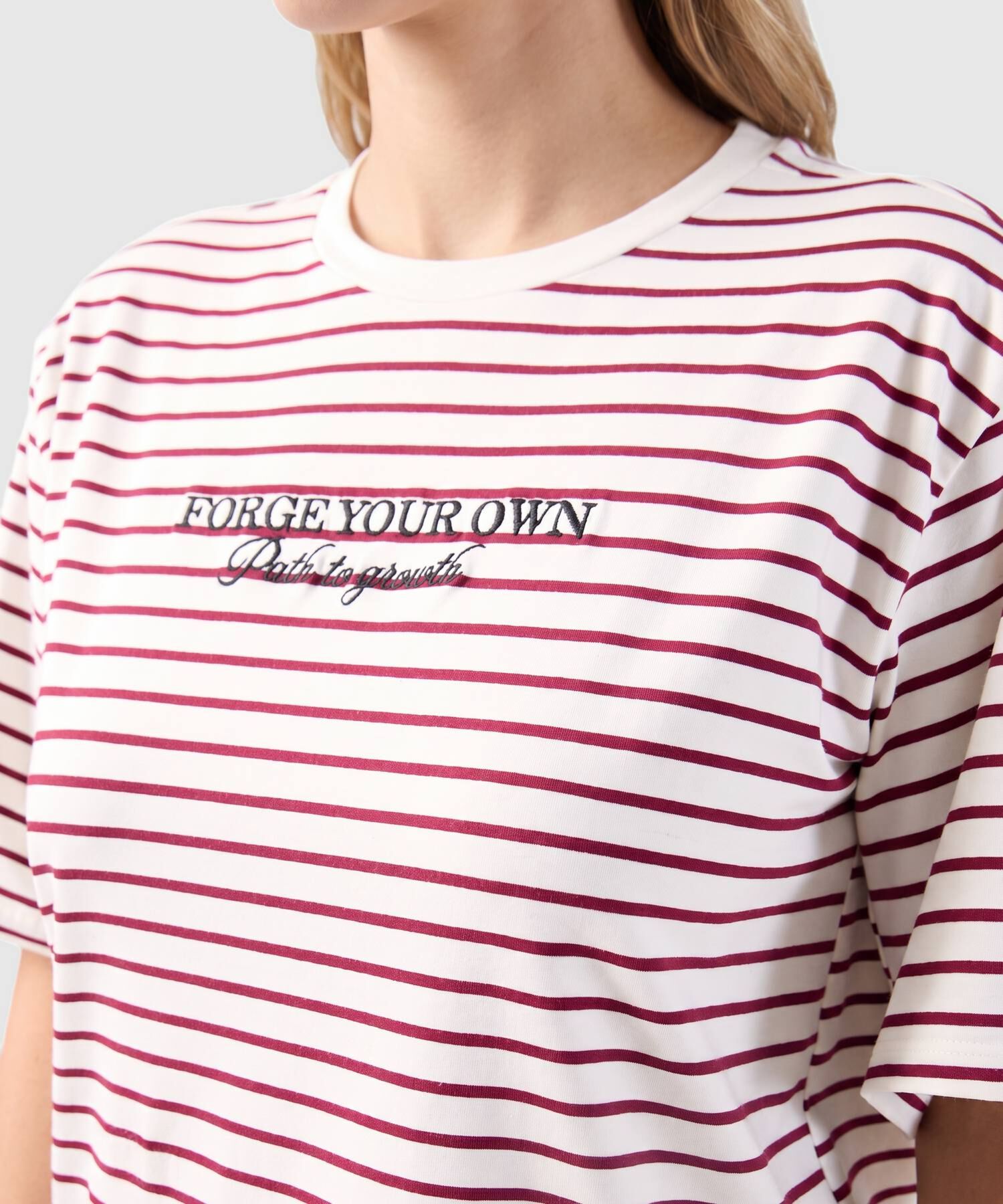 Camiseta Estampada De Manga Corta Para Mujer