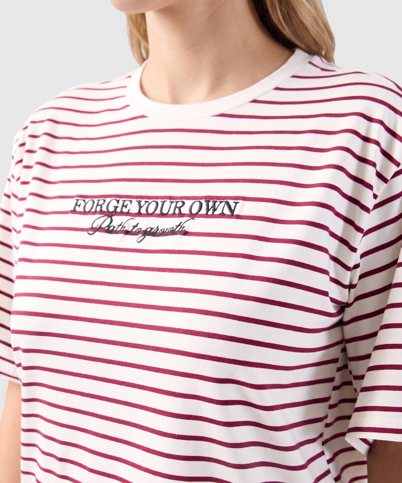 Camiseta Estampada De Manga Corta Para Mujer