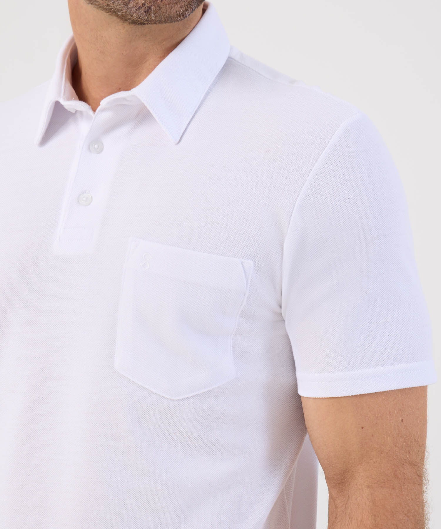 Polo Con Bolsillo Para Hombre