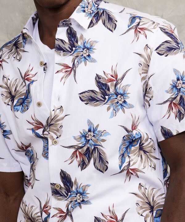 Camisa Manga Corta Estampada image number null