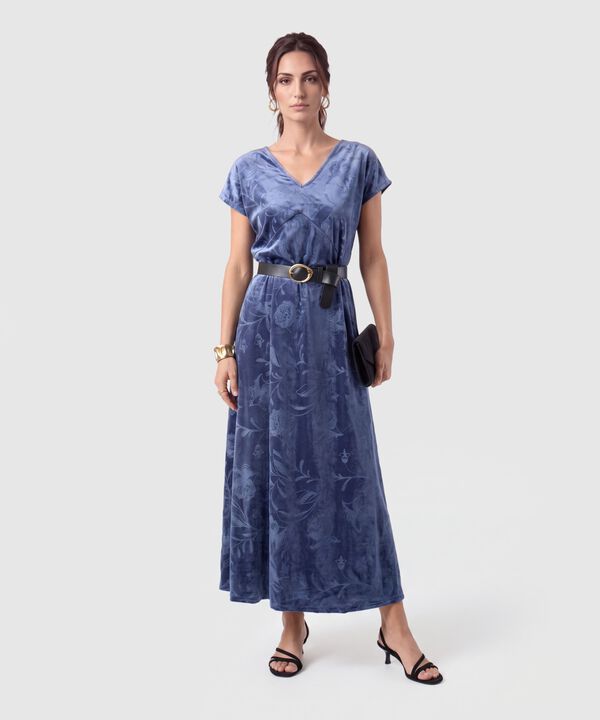 Vestido Largo Manga Sisa Para Mujer image number null