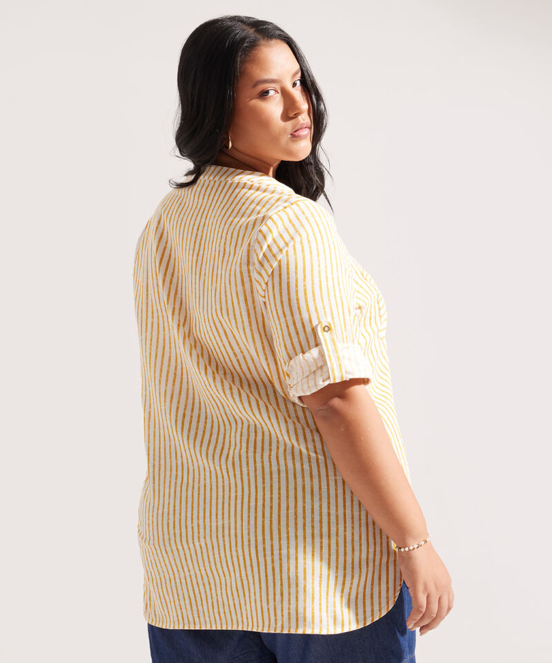 Blusa Manga 3/4  Estampada