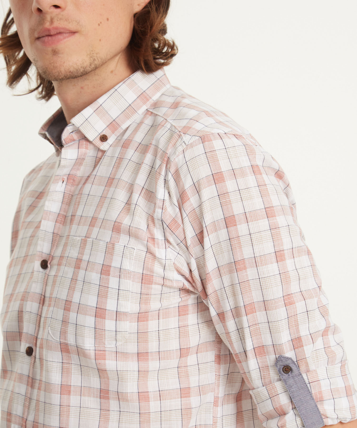 Camisa Manga Larga Button Down