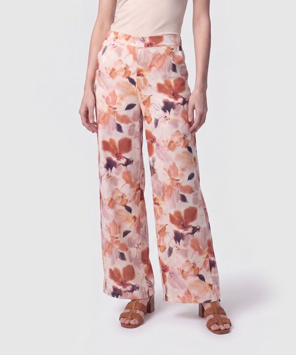 Pantal&oacute;n Palazzo de Ca&iacute;da Fluida Para Mujer