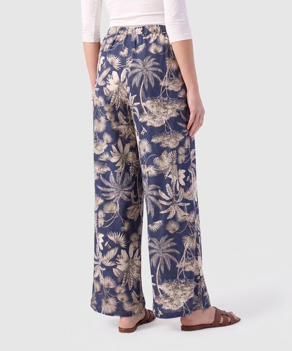 Pantal&oacute;n Amplio Con Cord&oacute;n Mujer