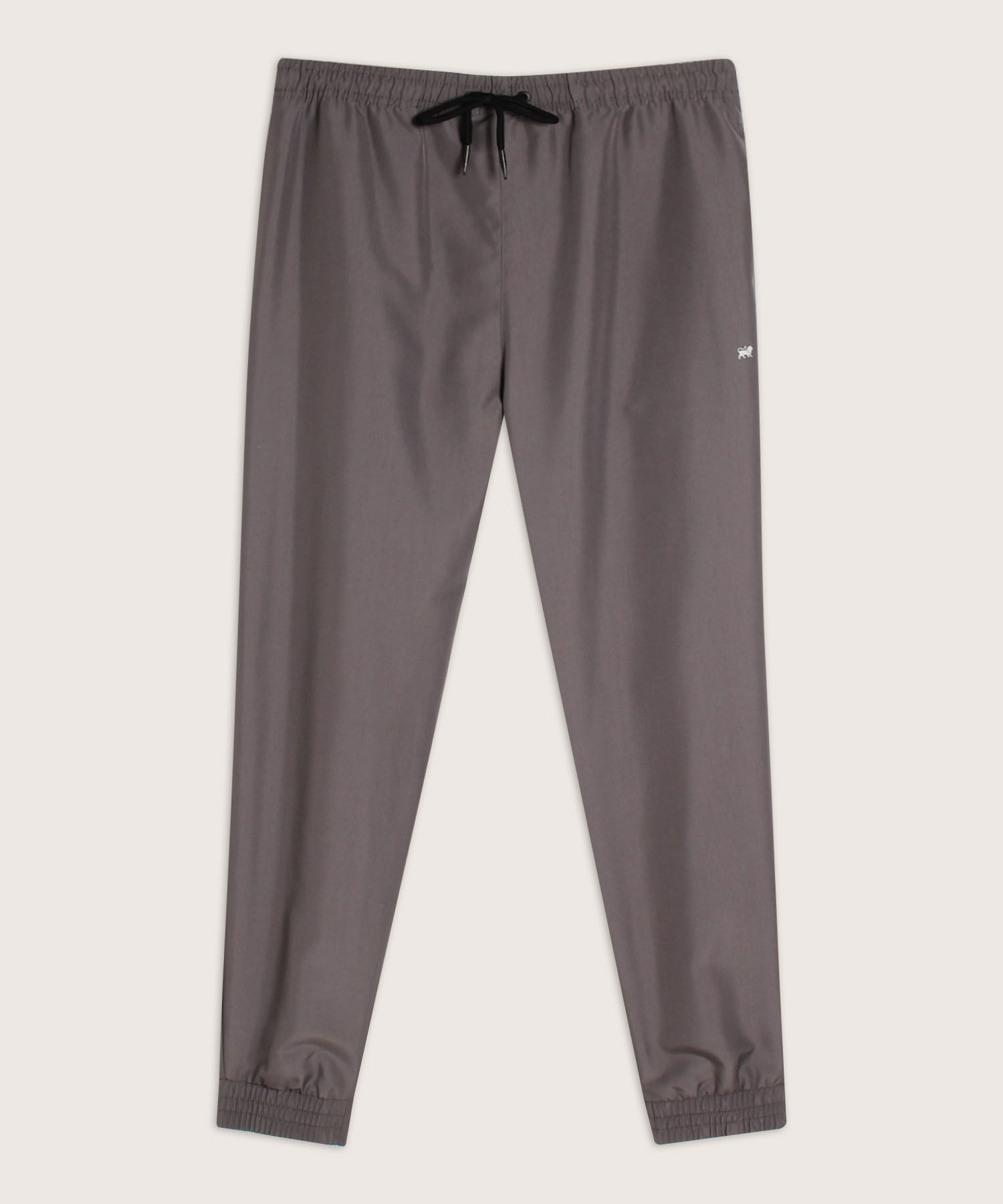 Pantalón Jogger Plano Unicolor Con Cortes Contraste, Bolsillos Laterales, Cordón Ajustable Y Elástico Interno, Sport Líneas