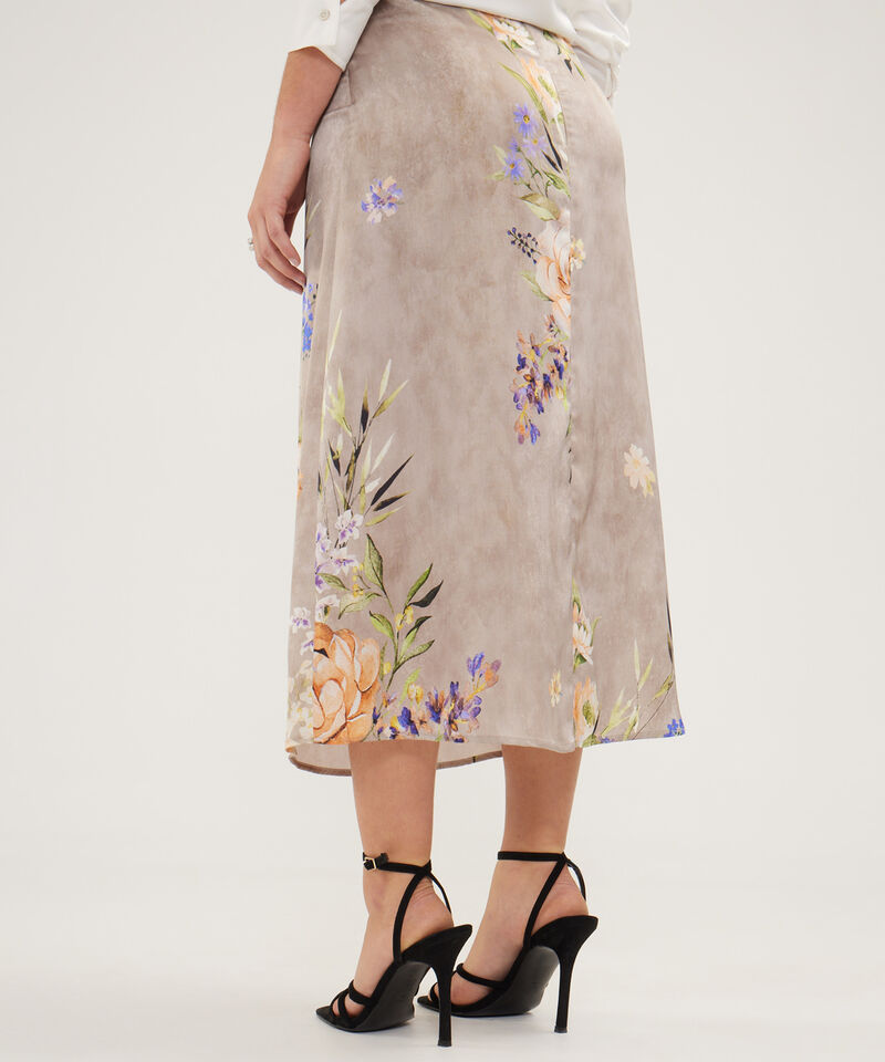 Falda Estampada Midi