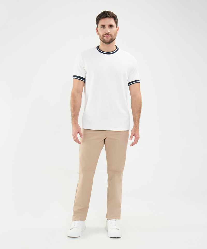 Camiseta Cuello Tejido