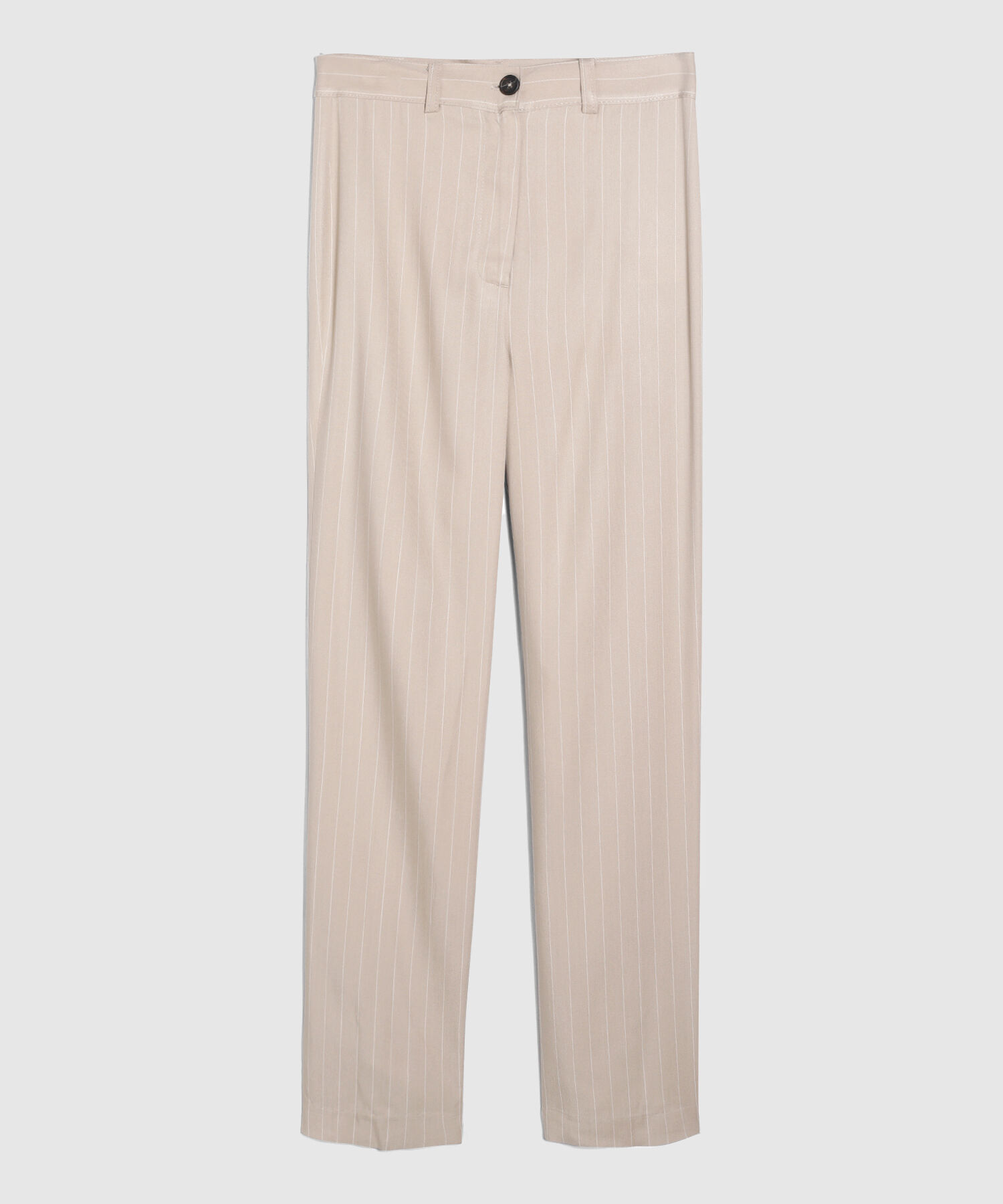 Pantalón Clásico Preteñido A Rayas