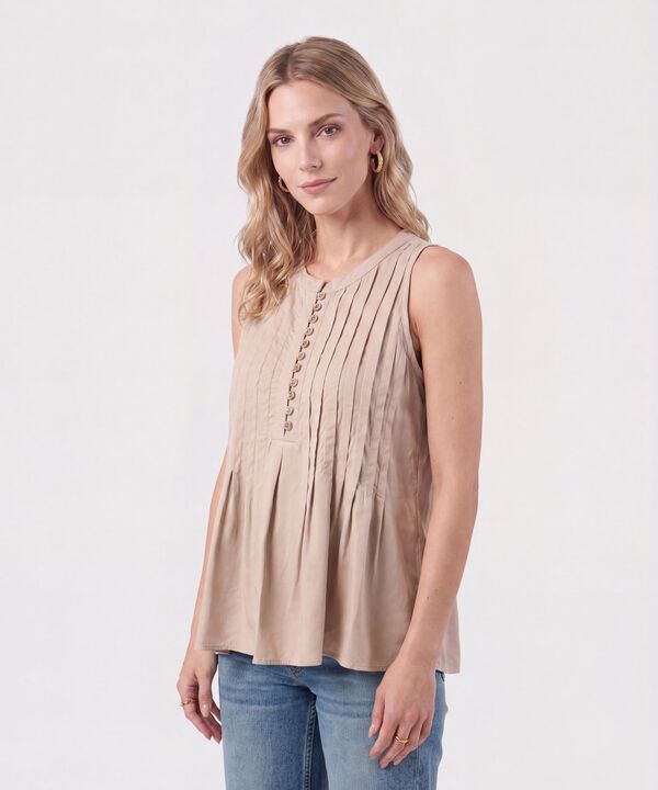 Blusa Con Alforjas Y Bolero Para Mujer image number null
