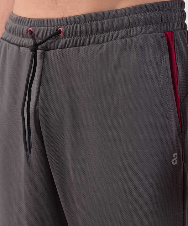 Pantalon Punto Con Cortes En Contraste image number null