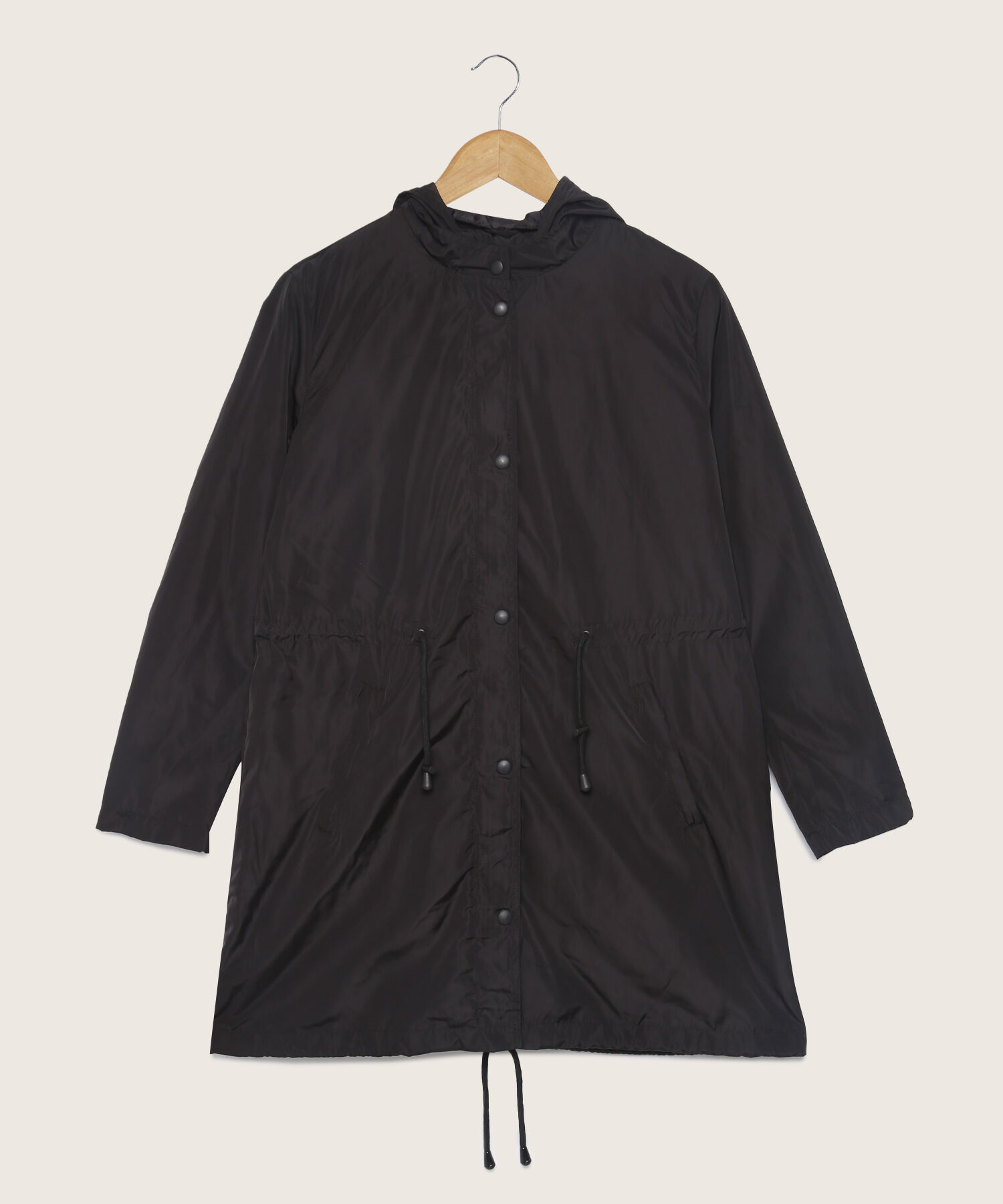 Chaqueta Parka Unicolor