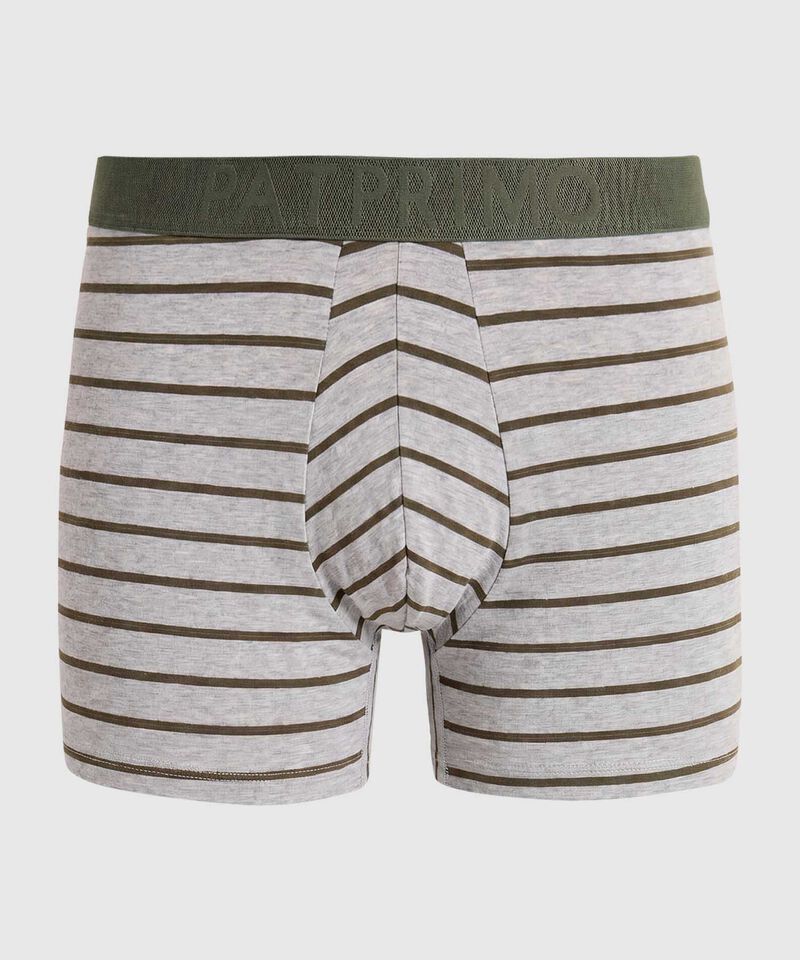 B&oacute;xer Medio a Rayas para Hombre