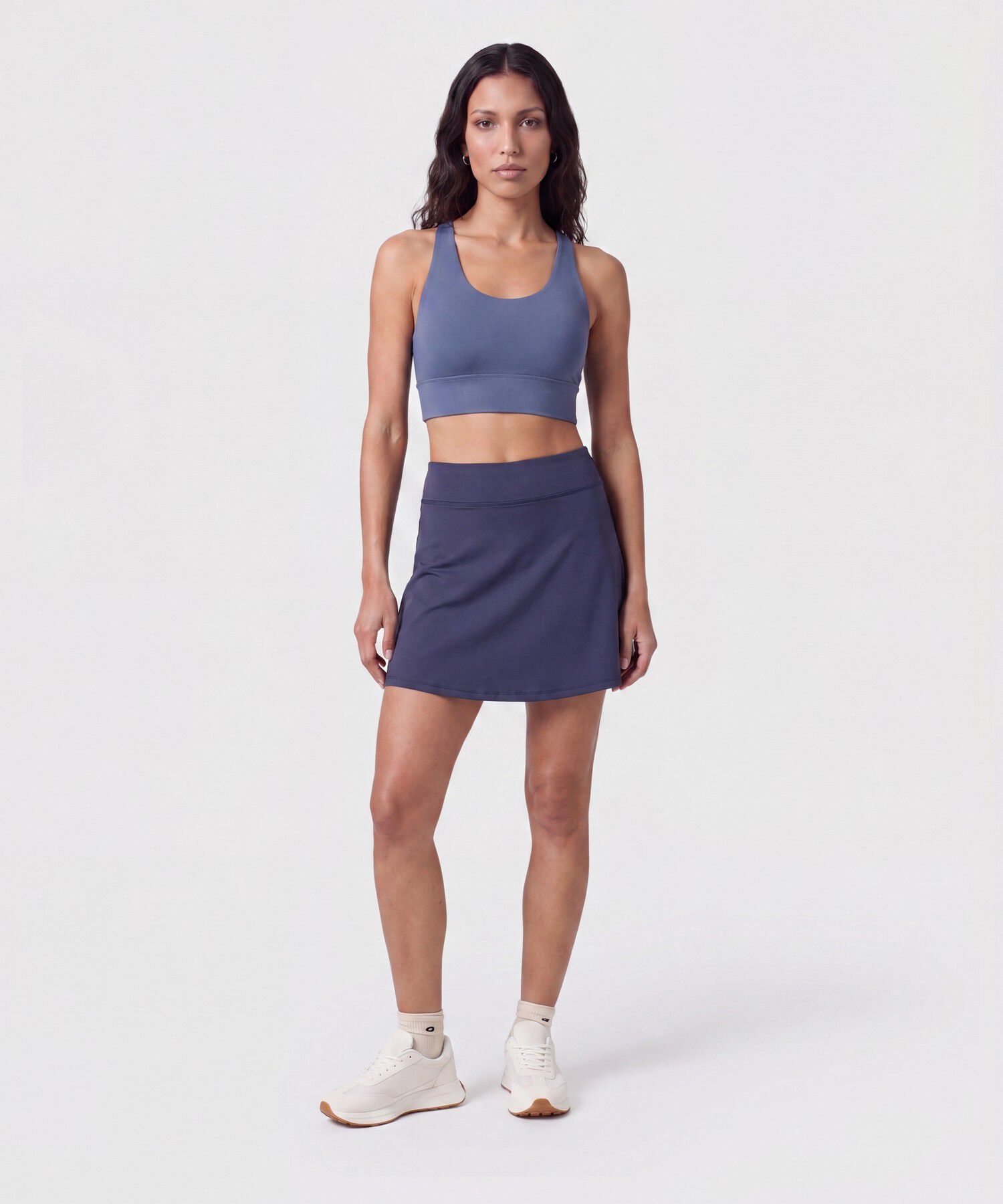 Falda Mujer Deportiva Corta Tiro Alto