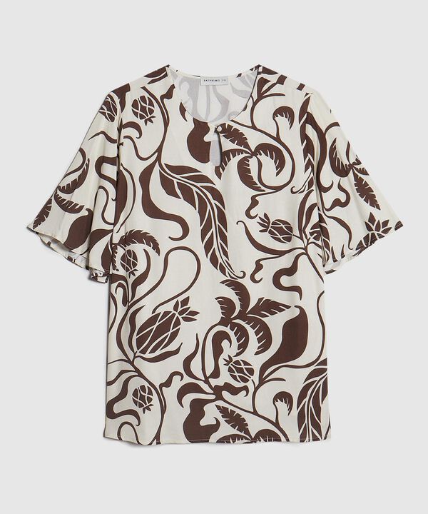 Blusa Estampado Botánico