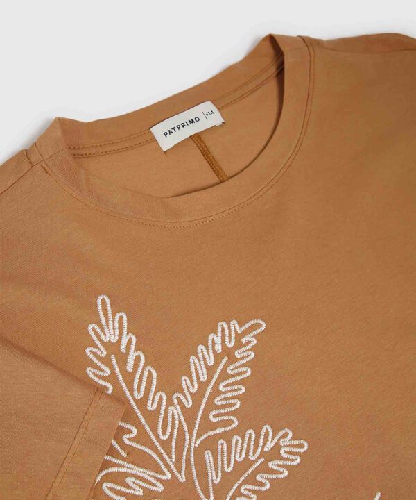 Camiseta Para Mujer Curby Con Bordado image number null