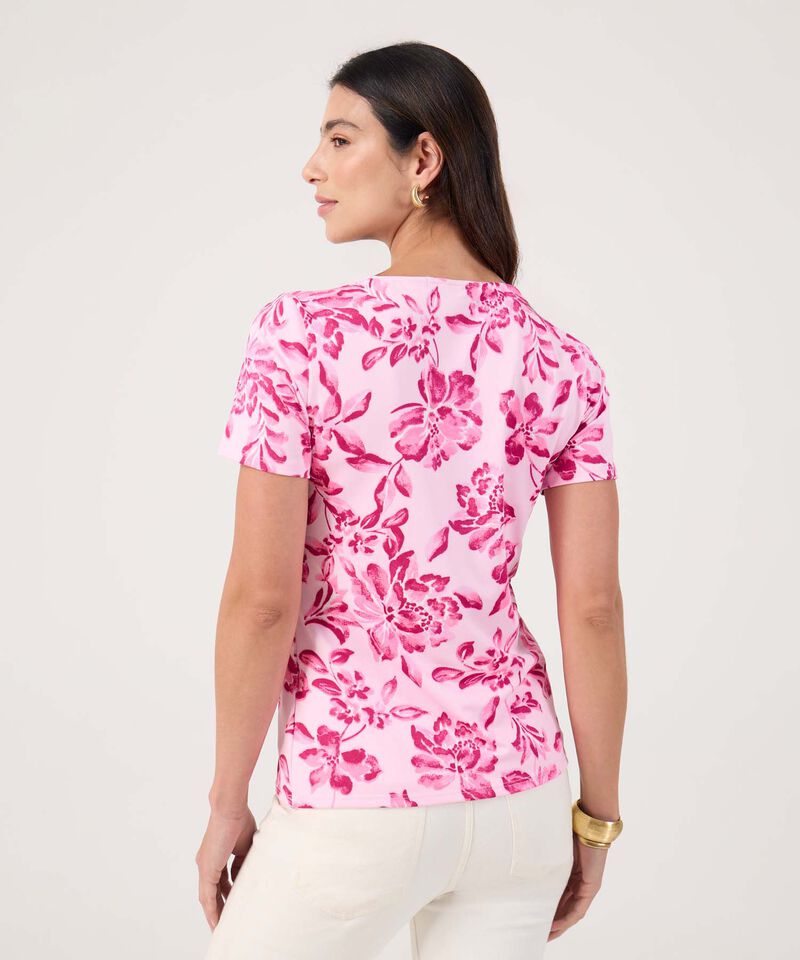 Camiseta manga corta estampada