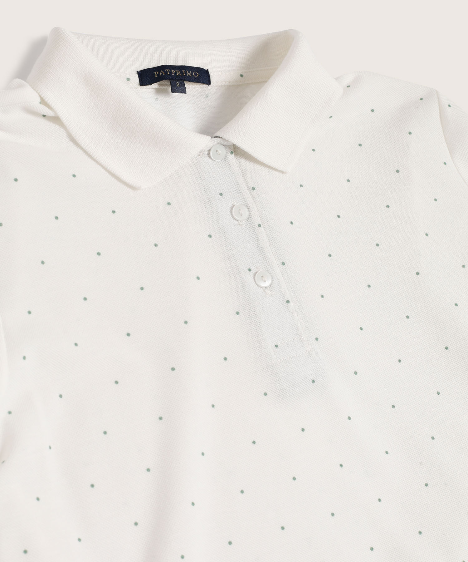 Polo Estampada Manga Corta