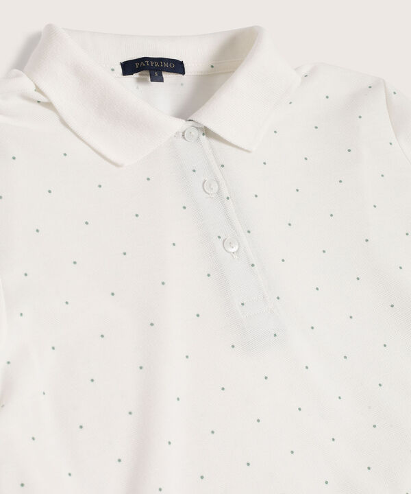 Polo Estampada Manga Corta