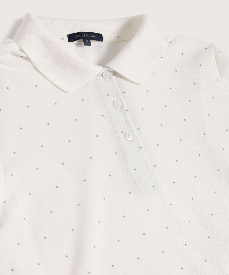 Polo Estampada Manga Corta