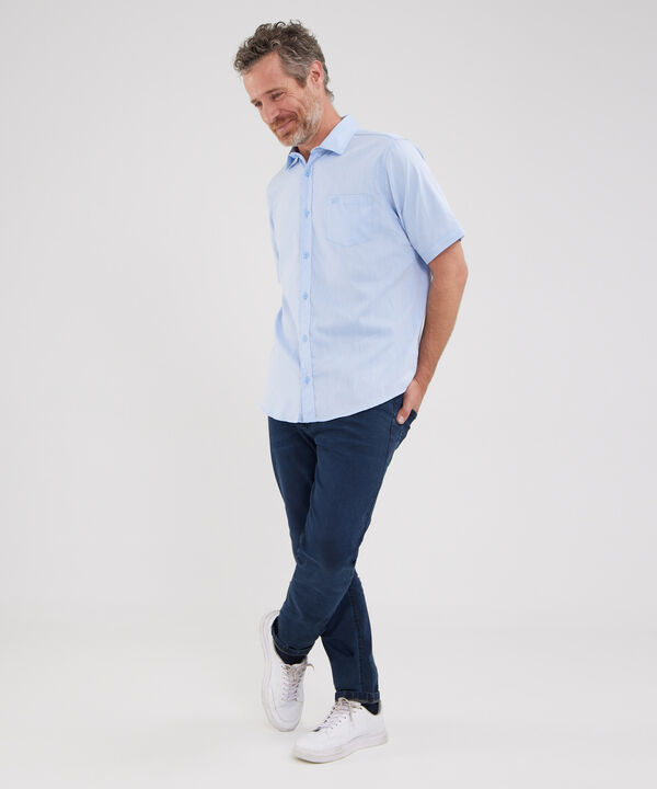 Camisa Manga Corta Con Bolsillo