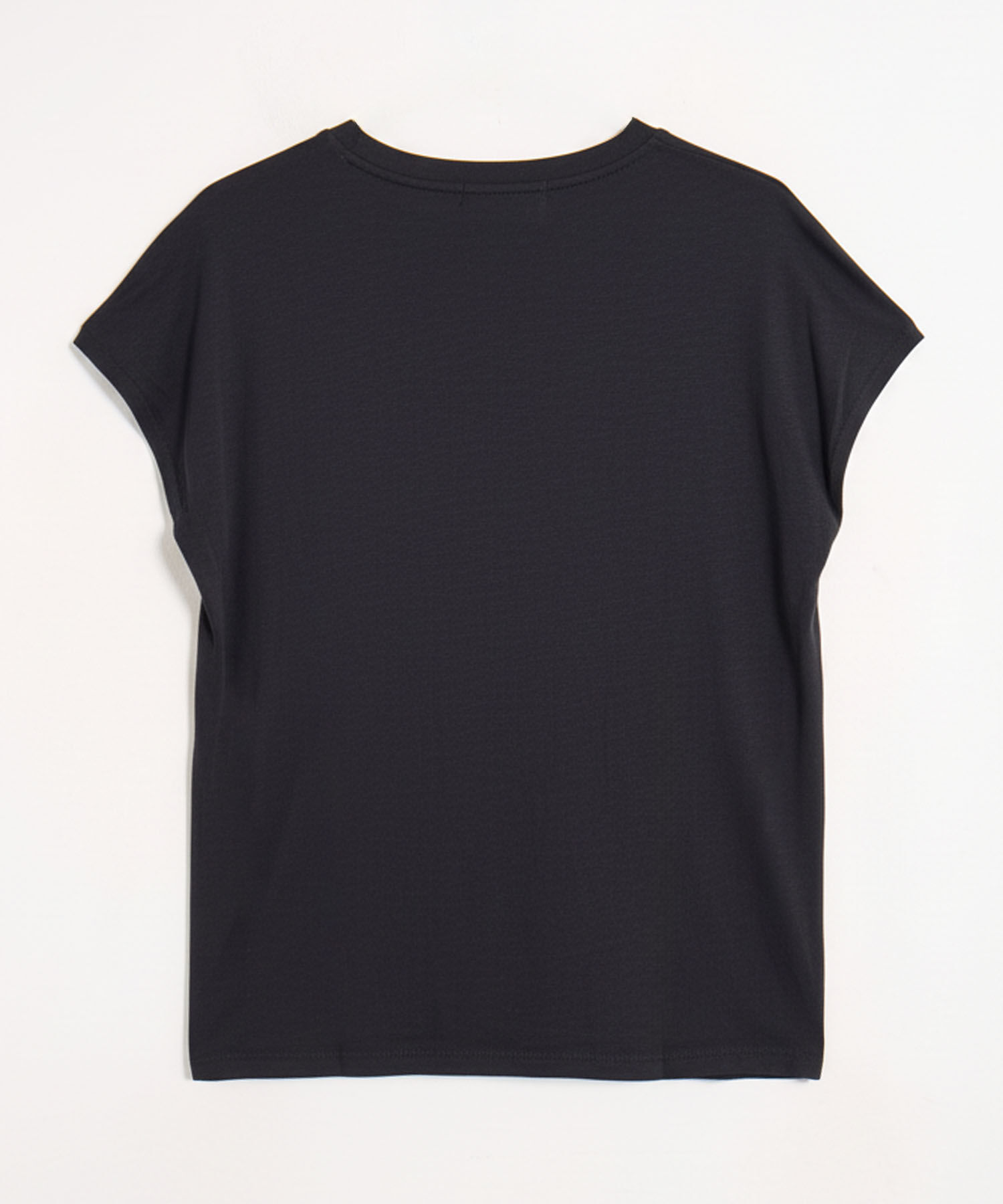 Camiseta Detalle Aplicaciones Casual Mujer