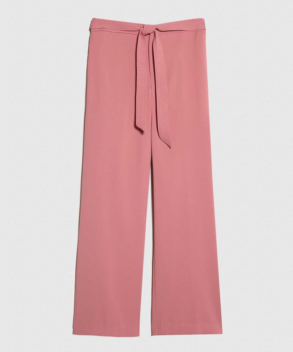 Pantalón Fluido con Cinturón
