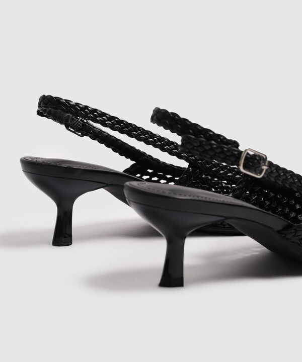 Tacones Descubiertos Texturizados