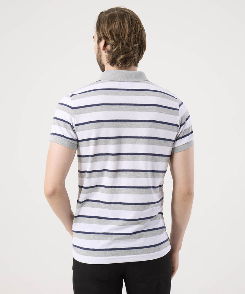 Polo Cuello Tejido Con Bolsillo Preteñida